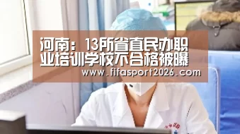 河南:13所省直民办职业培训学校不合格被曝光“世界杯”(图1) 世界杯